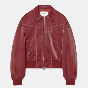 TB&Co. J2 | red faux leather jacket